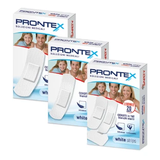 PRONTEX witte strips Gr.12st