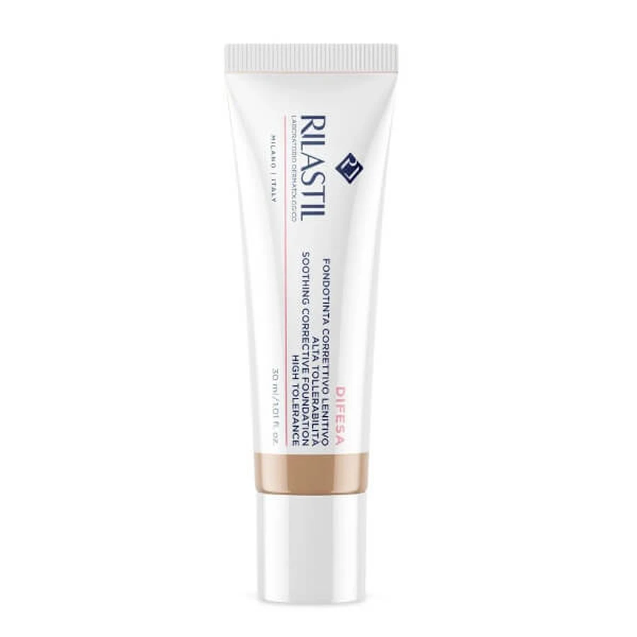 Rilastil Difesa - Base de maquillaje correctora calmante color 03 - 30ml