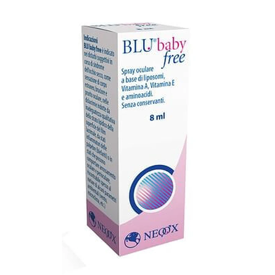 Blubaby Free Eye Drops Solution ophtalmique Spray 8 Ml