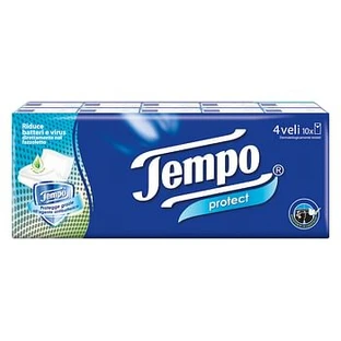 Tempo Protect Handkerchiefs 10x9 Pieces