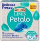 Lines Petal Blue Anatomical Absorbent 13 Pieces
