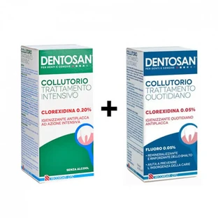Dentosan Colutorio Bipack 0,2% + 0,05%.