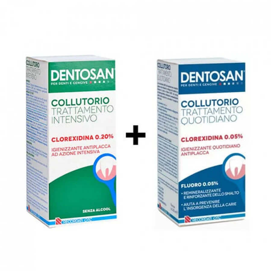 Dentosan Colutorio Bipack 0,2% + 0,05%.