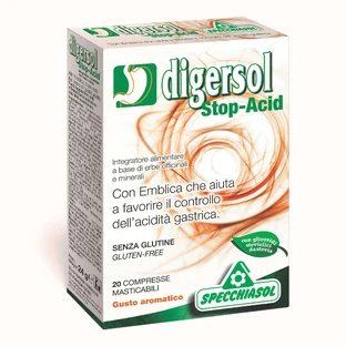 Digersol Stop-Acid Aromatic Flavor 20 Chewable Tablets