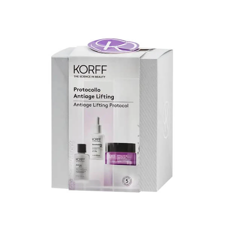 Korff Lifting Solution Exfoliating Solution Box Set 30ml + Serum 30ml + Gezichtscrème Gel 50ml