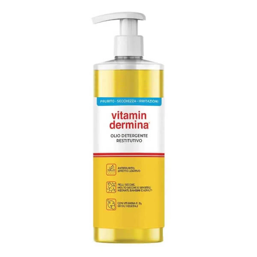 Vitamindermina - Kalmerende Anti-jeuk Reinigingsolie 750 ml