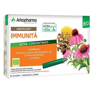 Arkofluids Inmunidad Propóleo Equinácea 20 Ampollas 15 Ml