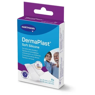 CER DERMAPLAST SOFT SIL 2F 8PCS