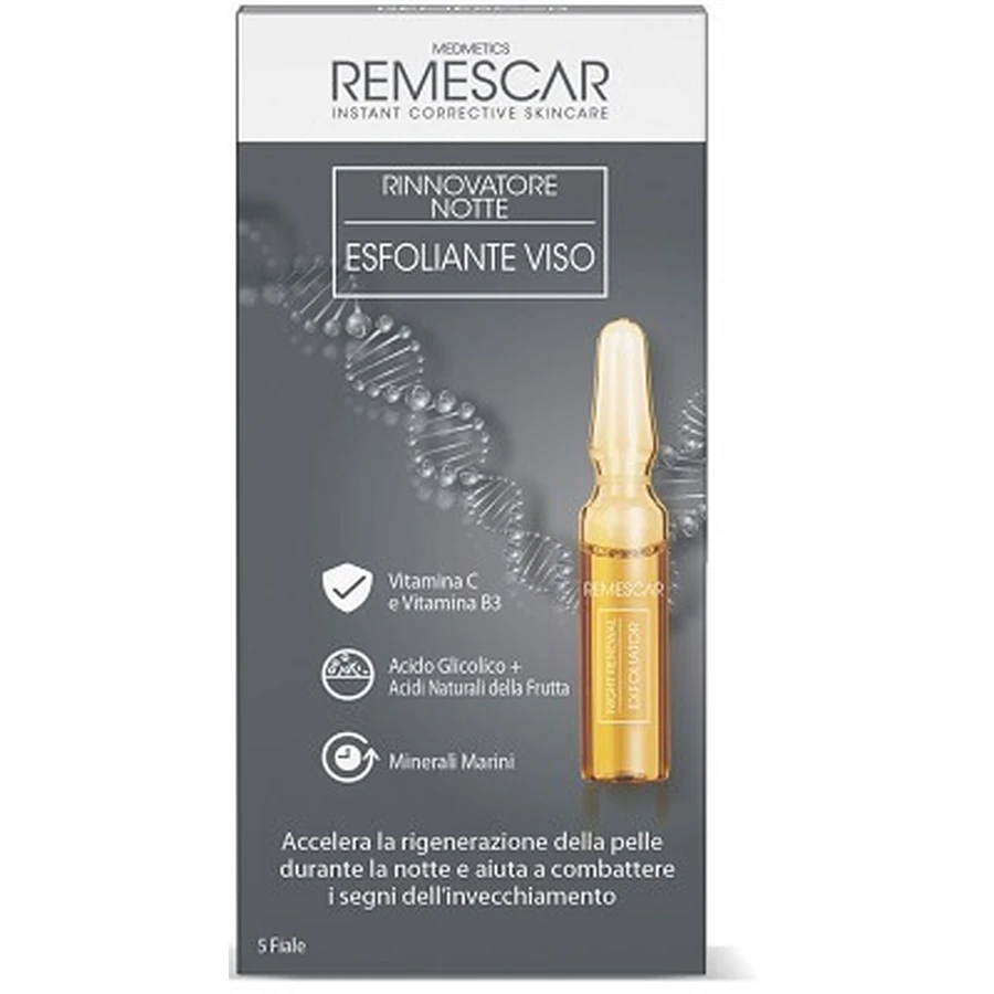 Remescar Renovación Noche Exfoliante Facial 5 Ampollas X 2 Ml