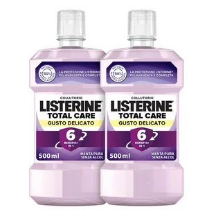 Listerine Total Care Mundspülung milder Geschmack Bündel 2×500 ml