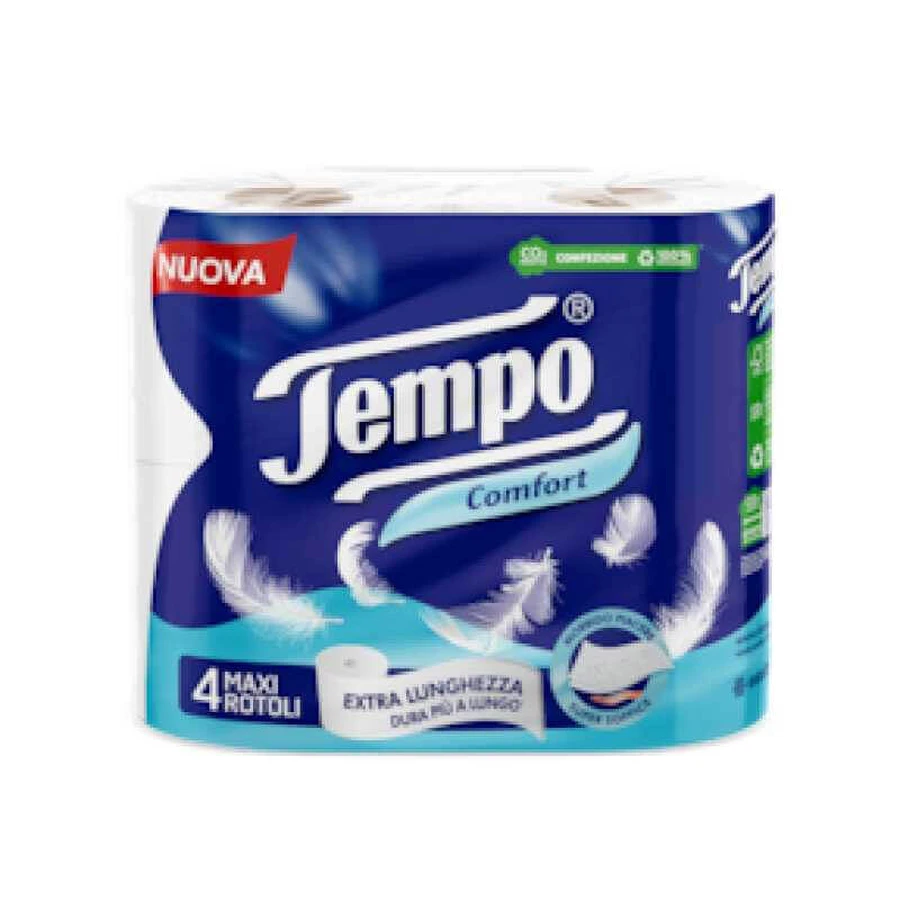 Comfort Toiletpapier Tempo 4 Maxi Rollen