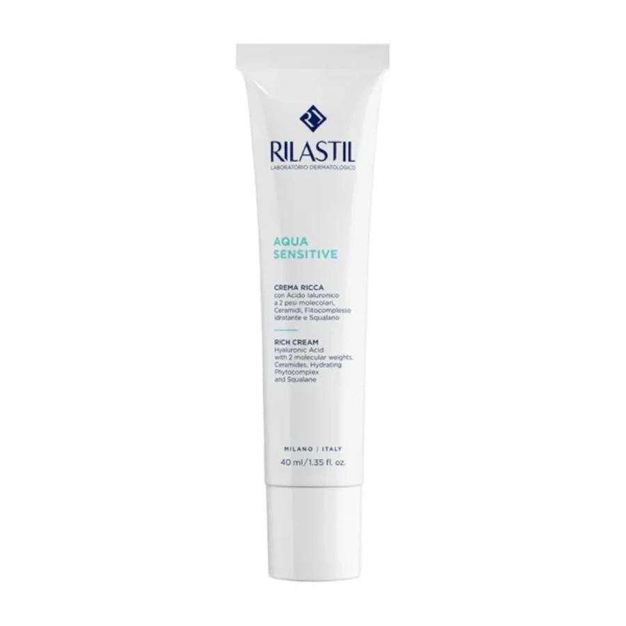 Rilastil Aqua Sensitive - Crème riche pour les peaux sensibles très sèches.