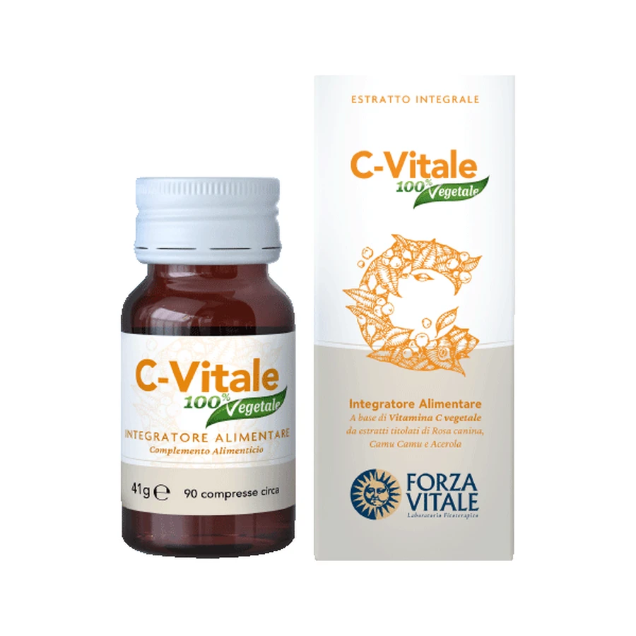 C Vitale 90 Tablets - Plant-based vitamin C dietary supplement
