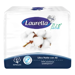LAURELLA Baumwolle Saugfähig Ultra Wings NIGHT