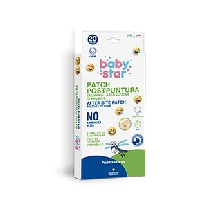 Babystar Parche Natural Post Picadura Emoji 20 Piezas