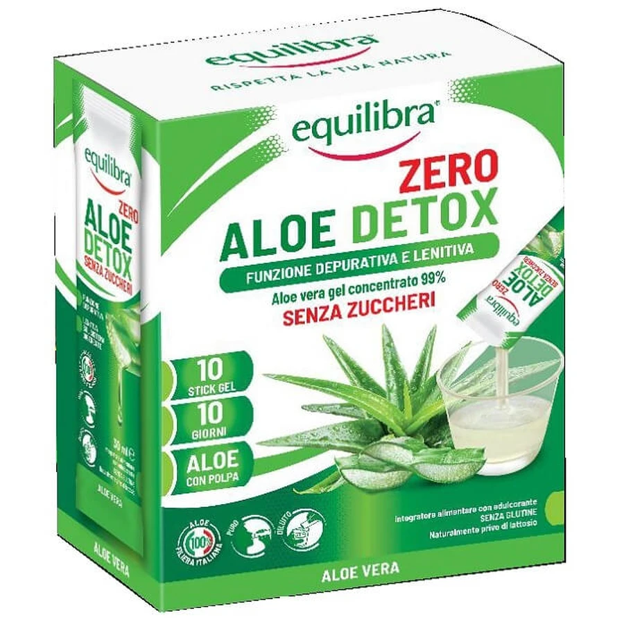 Equilibra Aloe Detox Zero 10 Stick