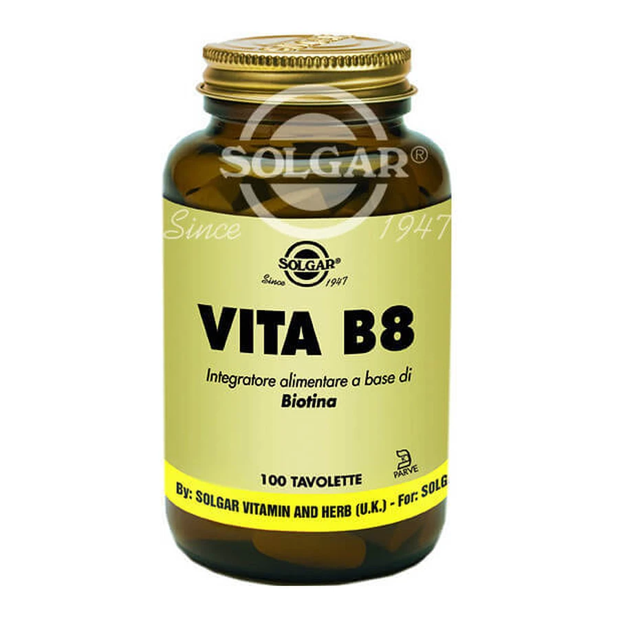 Solgar Vita B8 100 Comprimés