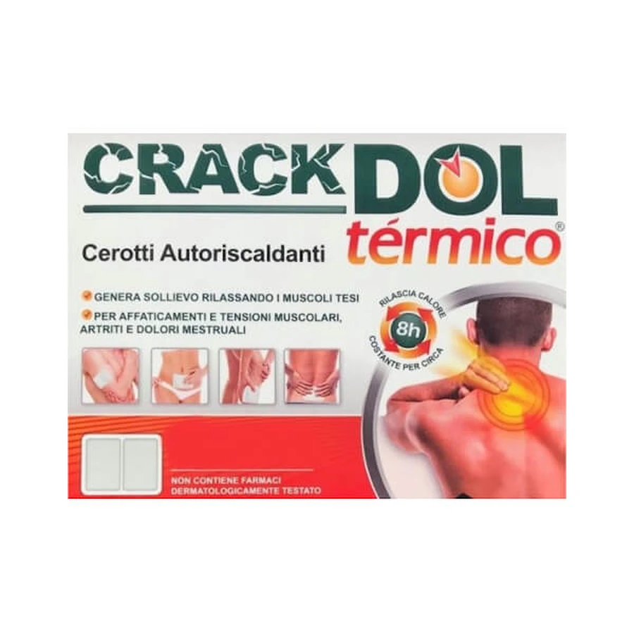 Crackdol Thermal Heat Plaster 6 Pieces
