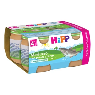 HiPP Homogenized Cod with Potatoes and Carrots