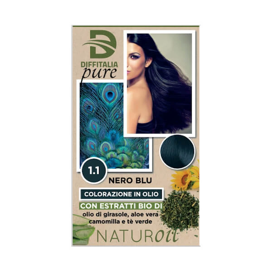 Naturoil Zachte Zwartblauwe Kleurstof In Olie 1.1