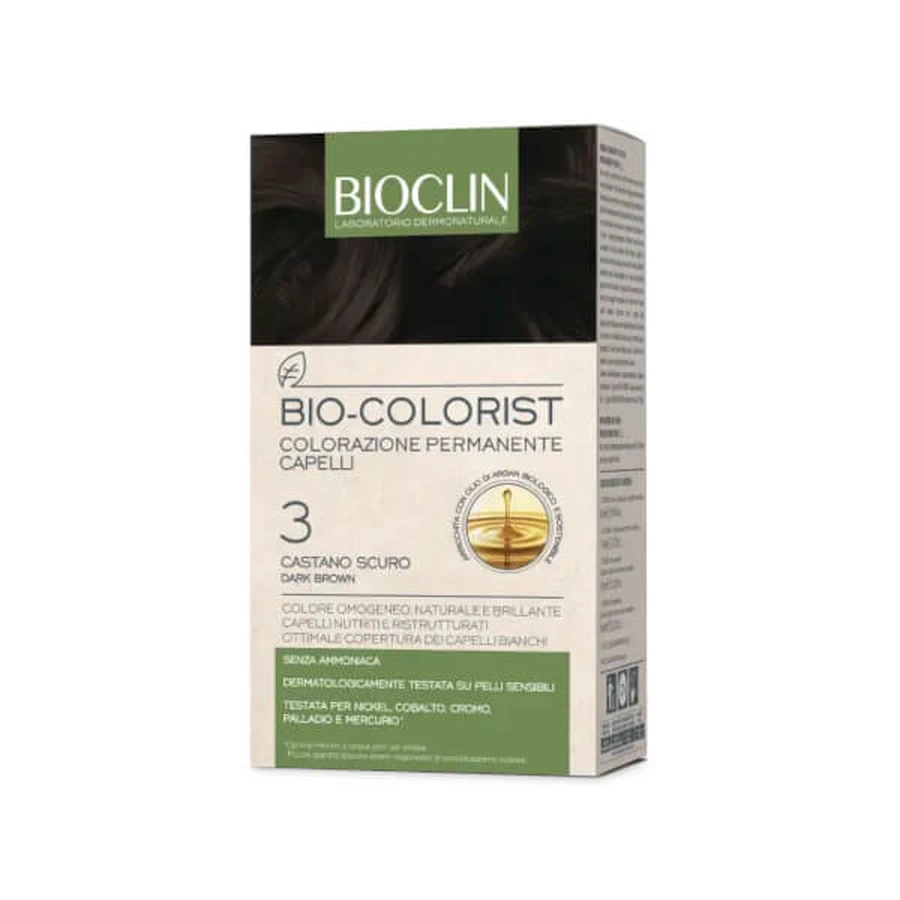 Bioclin Bio Colorist Dauerhafte Färbung 3 Dunkelbraun