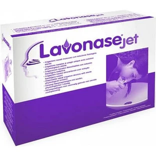 Lavonase 2 Sterile Blister + 10 Pouches Physiologic Solutionfor Nasal Lavage + 1 Clamp + 1 Suction Cup