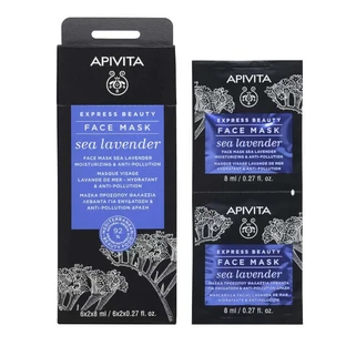 Apivita Masque anti-pollution - Lavande de mer 2x8ml