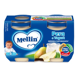 Mellin Snack Yoghurt Peer 2x120g