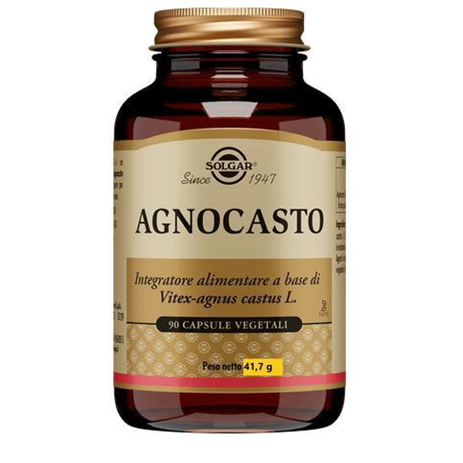 Solgar Agnocasto Supplement 90 Plantaardige Capsules Vrouwelijk Welzijn