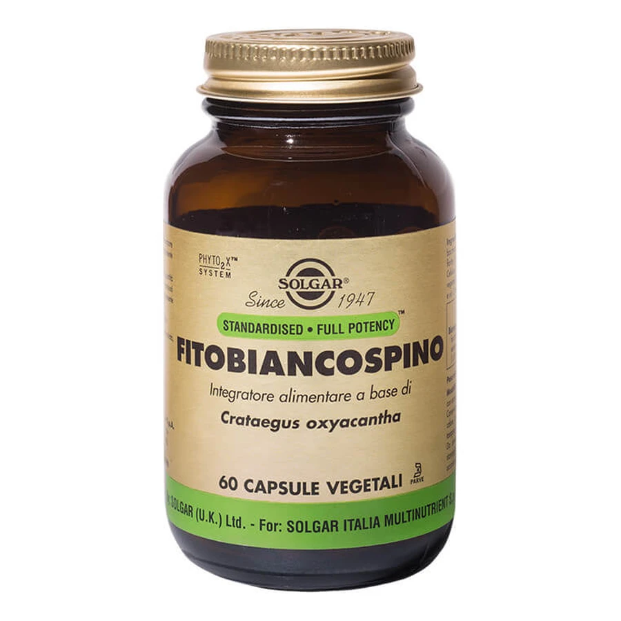 Solgar Phyto aubépine 60 gélules végétales