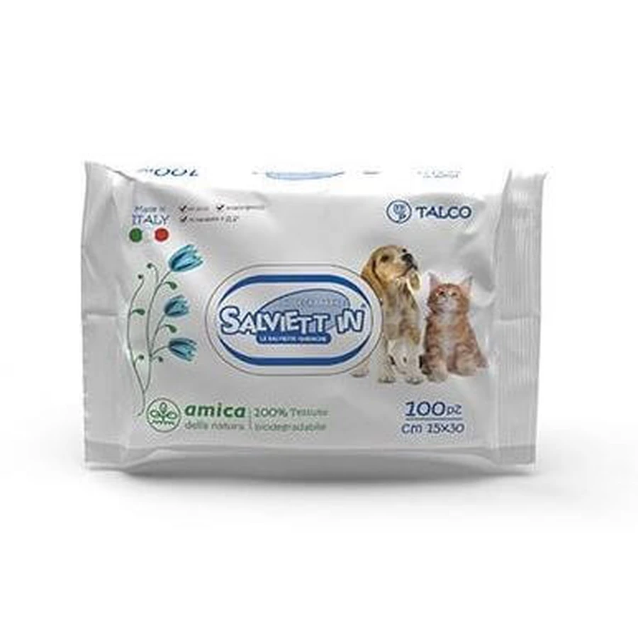 TOALLITAS HIGIÉNICAS BIODEGRADABLES "XXL" CF. (100 UDS.) TALCO *** FALTA TEMPORALMENTE DE LA EMPRESA FABRICANTE ***