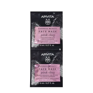Apivita Rosa Tonerde Reinigung Gesichtsmaske 2x8ml