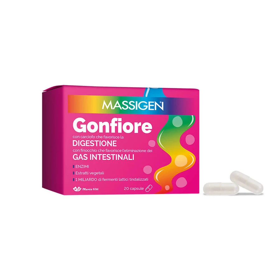 Massigen Bloating 20 Capsules