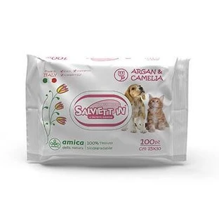 "XXL" BIODEGRADABLE SANITARY WIPES CF. (100 PCS) ARGAN & CAMELLIA