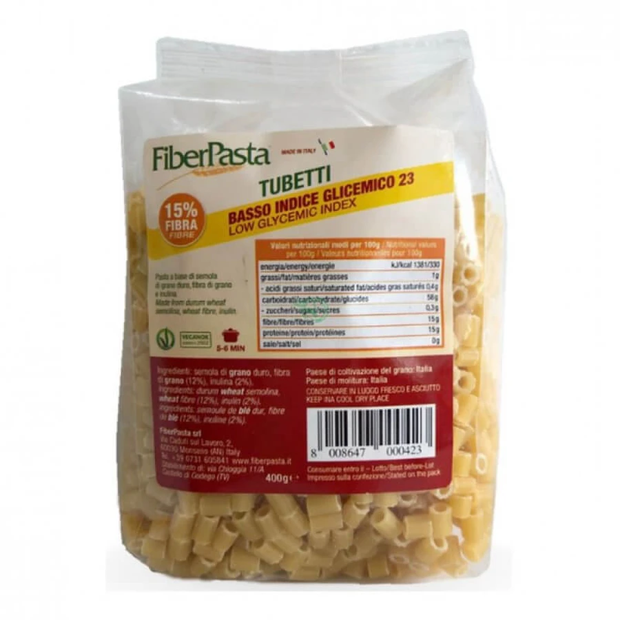 FiberPasta Tubetti 400g