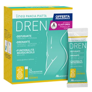 Platte Buik Dren Ananas 14 Stick Pack + Veengelpakking 100ml