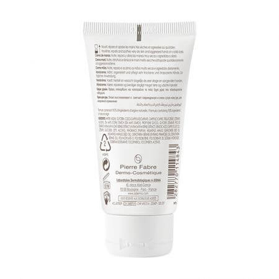 Cremă de mâini intens reparatoare cu lapte de ovăz, 50 ml, A-Derma