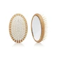 Hairbrush with Pocket Mirror - Compact and Pocketable