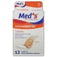 Meds Strips Polyurethane Plaster Hypoallergenic Classic Large 12 Pieces