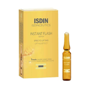 Ser facial Isdin Isdinceutics Instant Flash 1 fiolă cu efect de lifting imediat