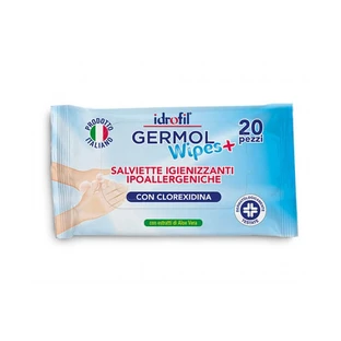 GERMOL IG LINGETTES POUR LES MAINS 20PCS