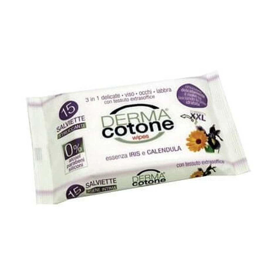 Dermacotton make-up remover doekjes 15 stuks