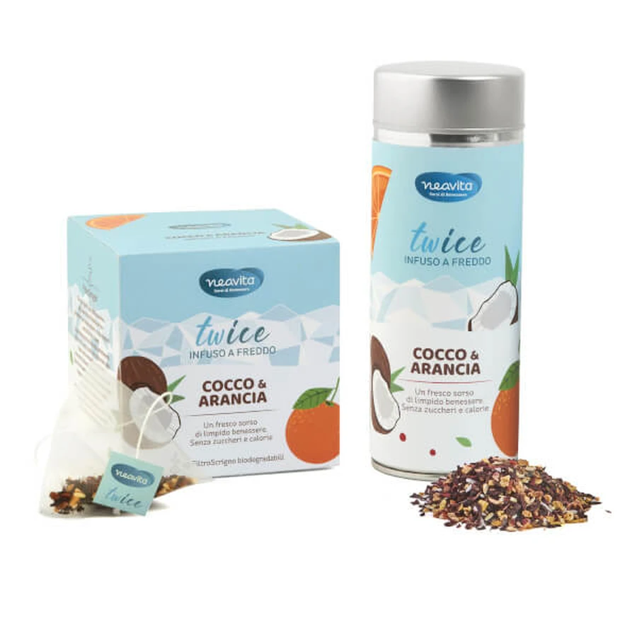 Neavita Silver Tin infusé deux fois noix de coco et orange