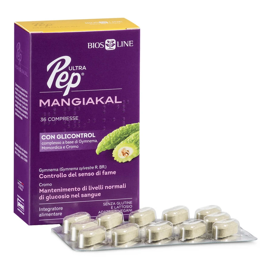 Ultra Pep Mangiakal mit Glycontrol 36 Tabletten