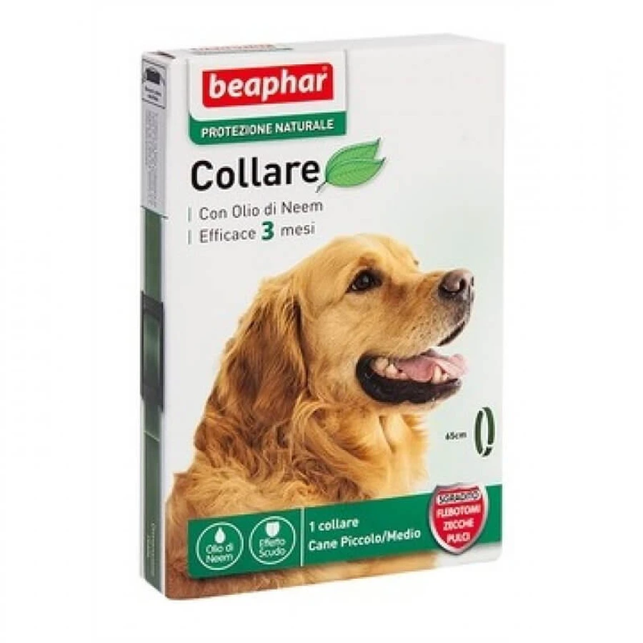 Beaphar Natural Protection Hundehalsband Small/Medium 65cm