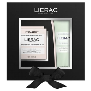 Lierac Hydragenist Illuminating Moisturizing Gel-Cream Set 50ml + Exfoliating Mask 75ml