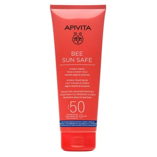 Apivita Zonnebrandcrème Gezicht Lichaam SPF50 Bee Sun Safe Hydra Fresh 200ml