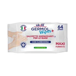 GERMOL IG HAND WIPES 64PCS