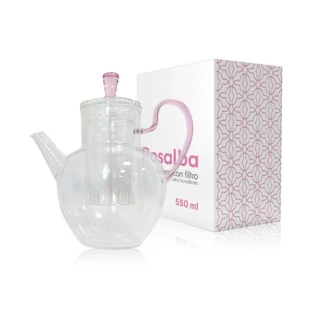 Borosilicate glass teapot - Rosalba 550ml