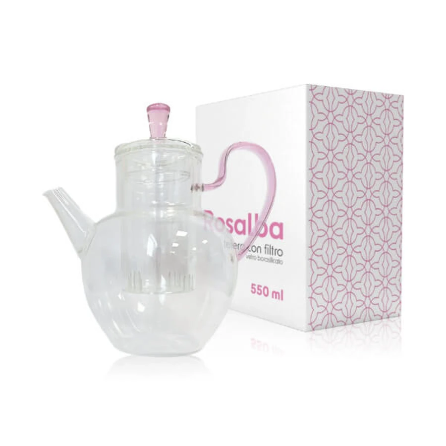 Borosilicate glass teapot - Rosalba 550ml